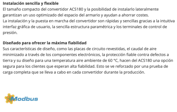 SERIE ACS180 - Imagen 7